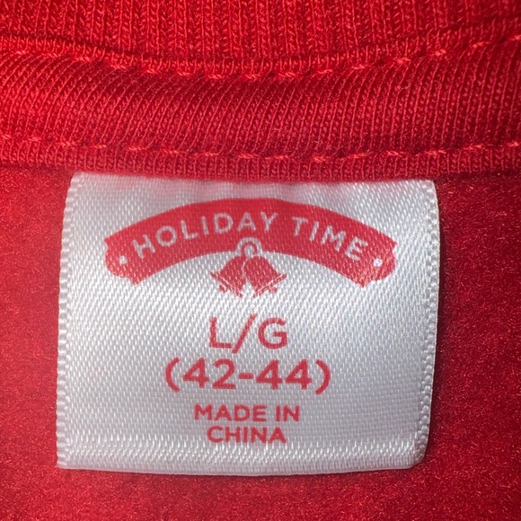 Holiday Time Red Gangsta Wrapper Men's Sweater NWOT - Picture 4 of 6